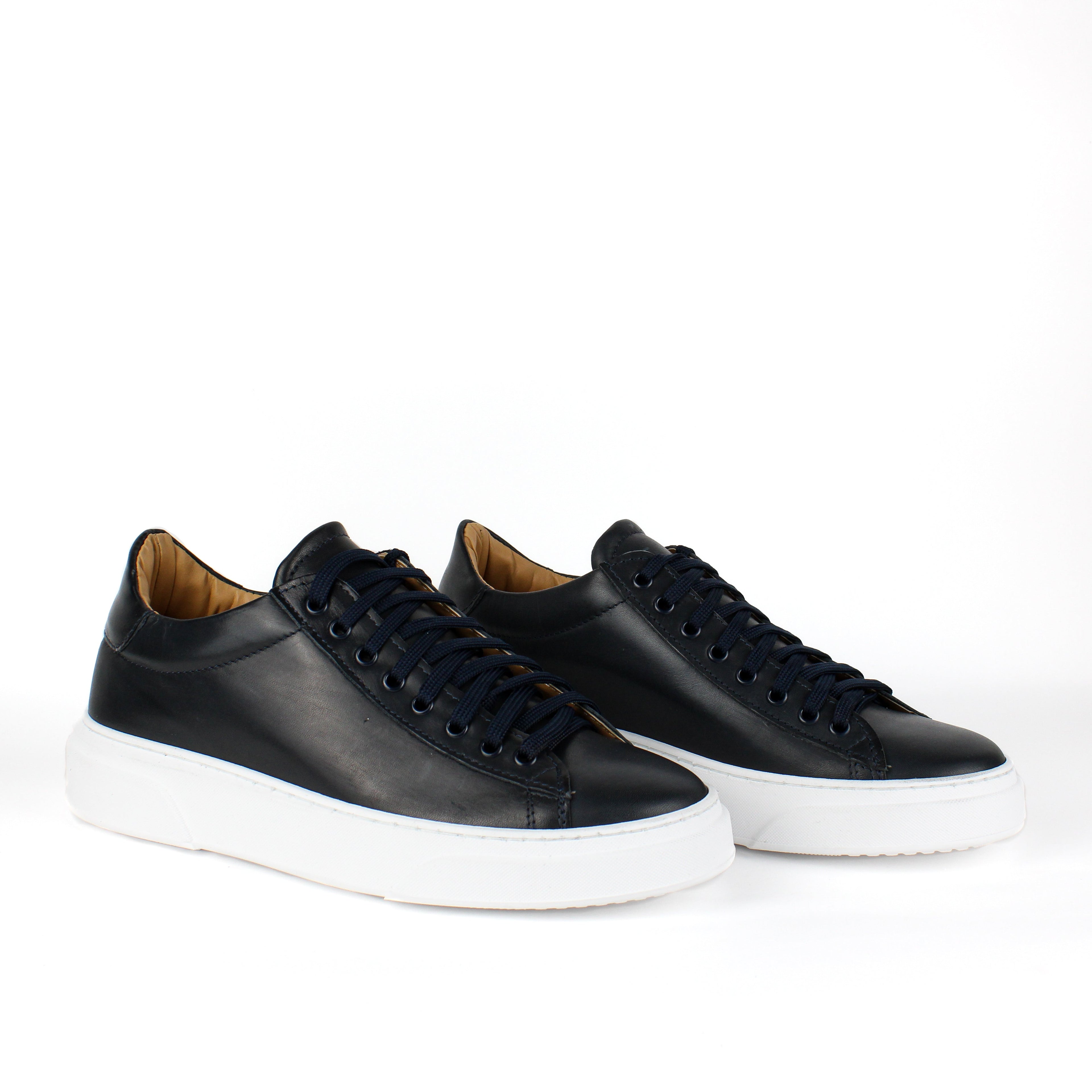Sneakers Londra de Piel Azul