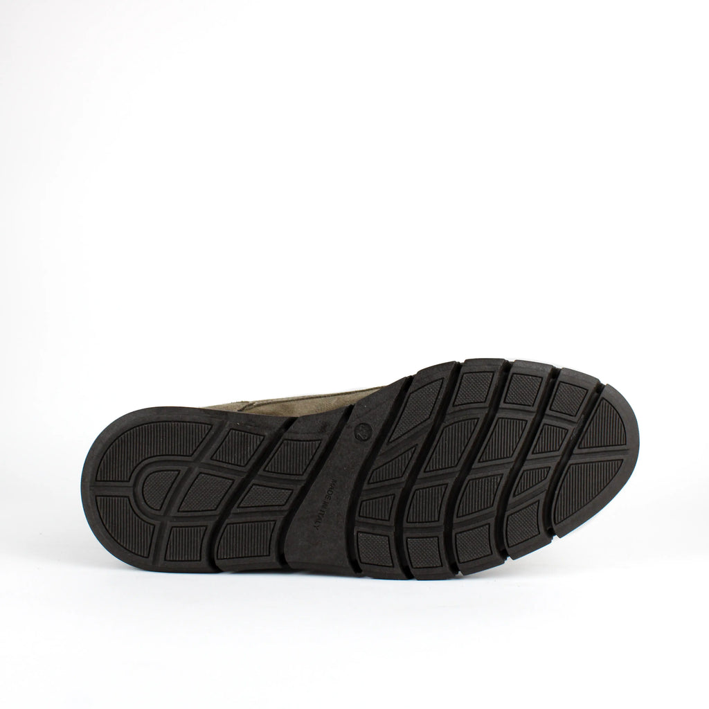 Botines Cesare de Ante Color Taupe